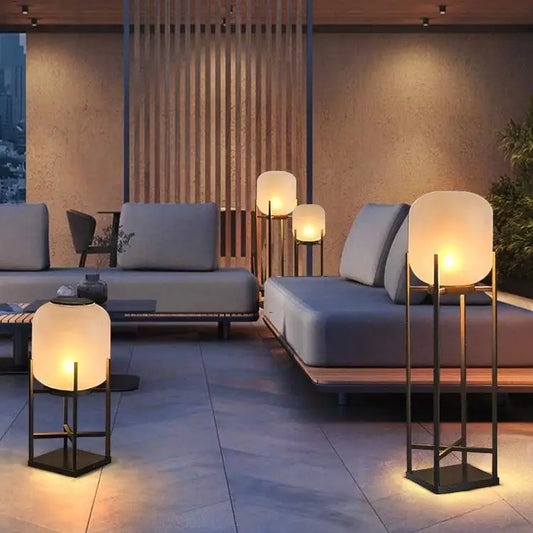 Solar Garden Villa Waterproof Lawn Garden Decorative LampOutdoor Floor Lamp