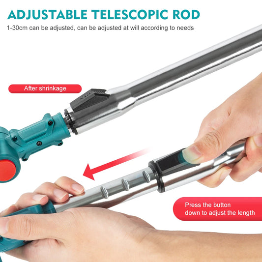 Garden Trimmer 21V Brushless Electric Grass Cutter for Makita,Lightweight Lawn Mower, 3-In-1 Edger & Shrub Pruner Garden Tools