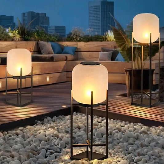 Solar Garden Villa Waterproof Lawn Garden Decorative LampOutdoor Floor Lamp